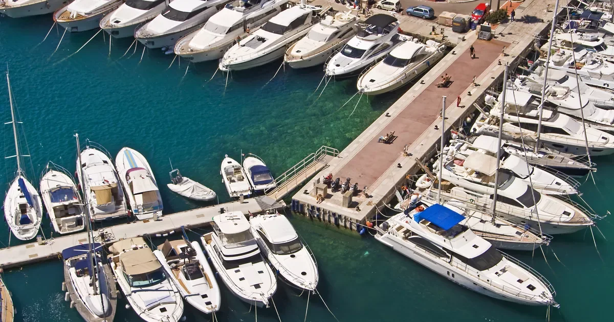 Un des ports de Vallauris Golfe-Juan.