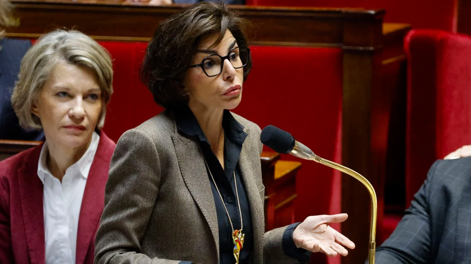 La ministre de la Culture, Rachida Dati, à l'Assemblée nationale, le 13 novembre 2024.