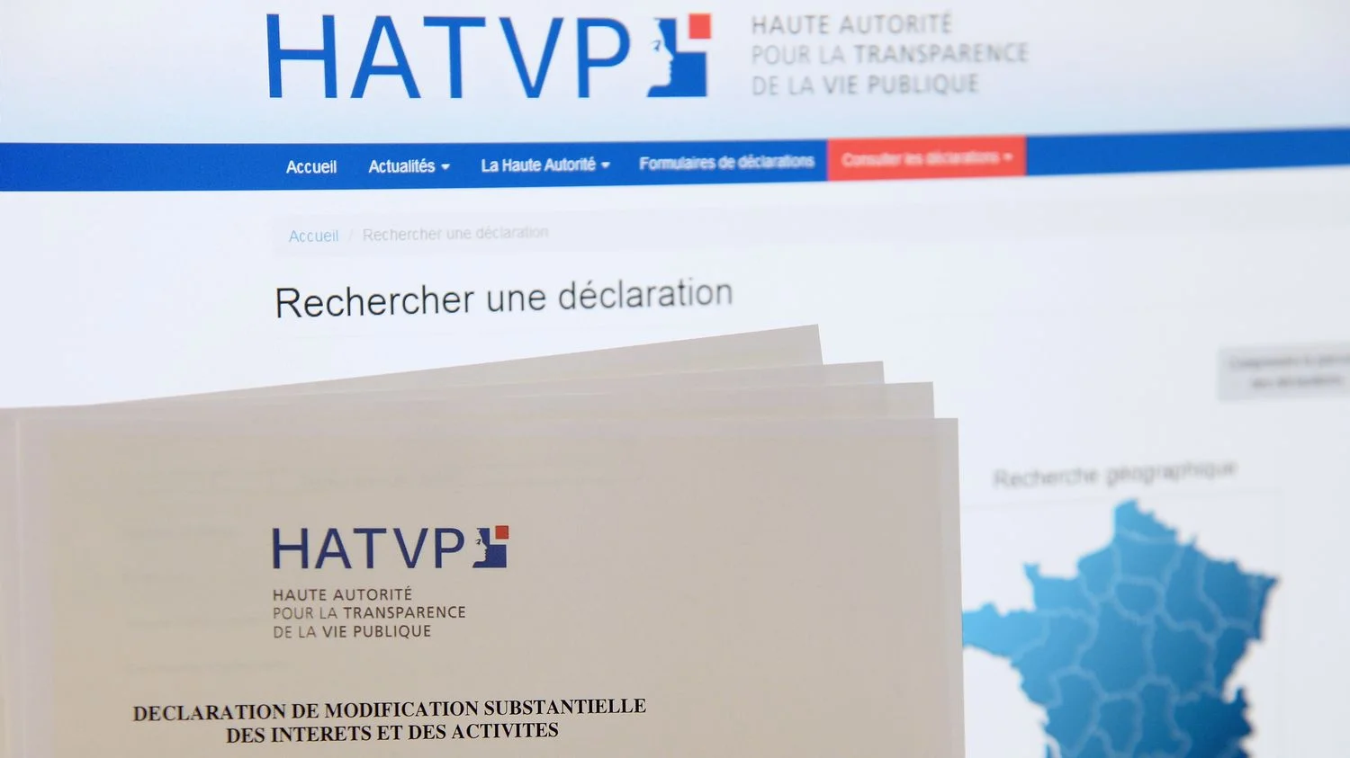 La Haute Autorité pour la transparence de la vie publique (HATVP).
