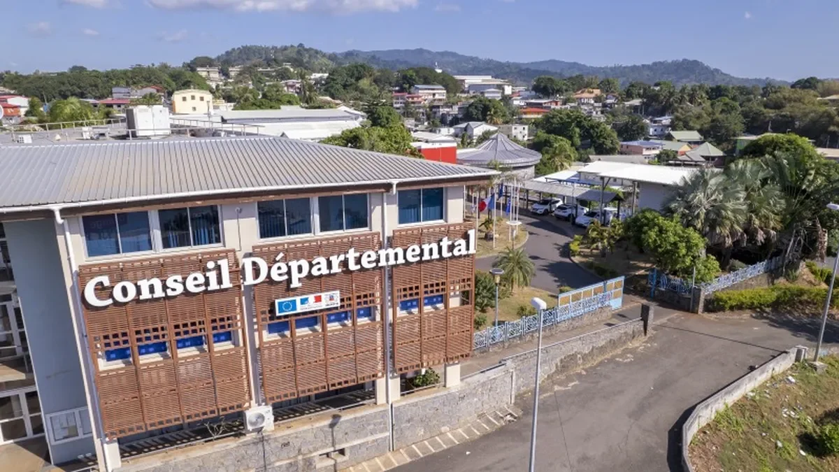 Le siège du conseil départemental de Mayotte en septembre 2024 · ©Marc Allaria