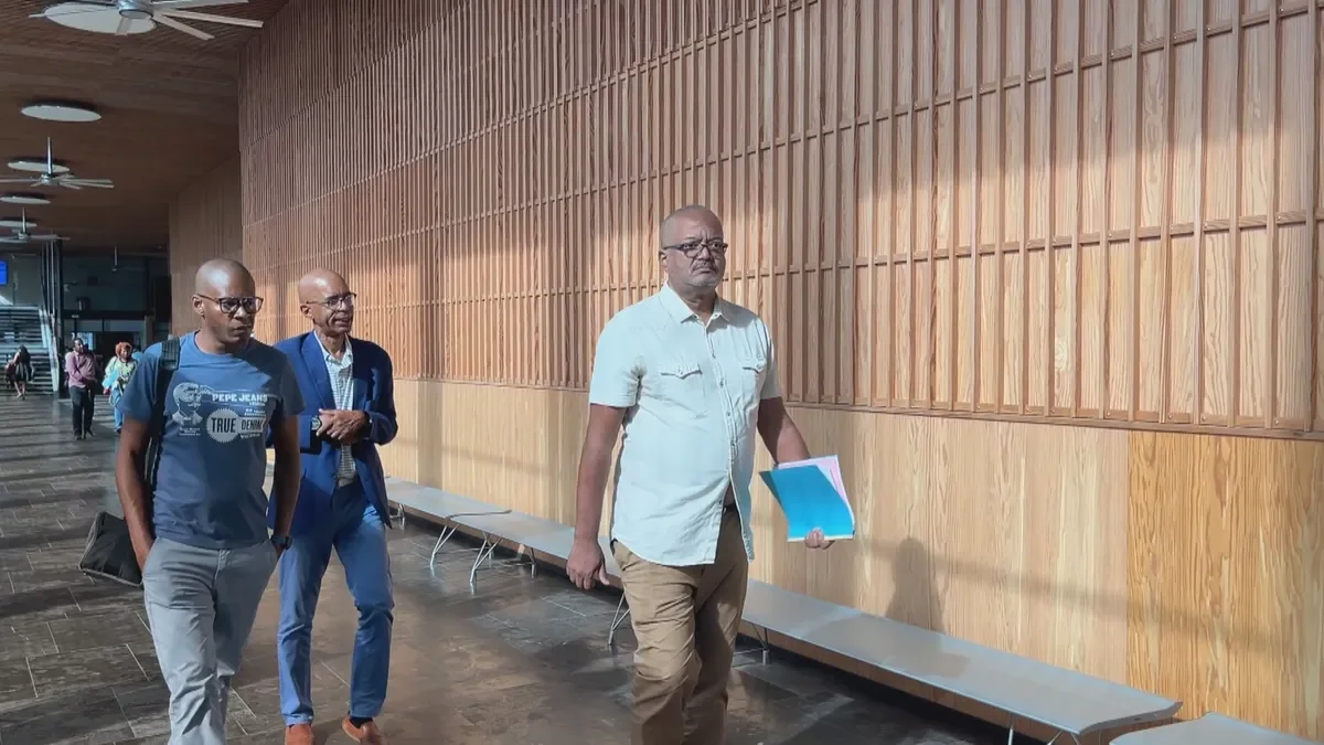 Éric Jalton comparaissait ce mardi 15 avril devant le tribunal correctionnel de Pointe-à-Pitre · ©Éric Stimpfling - Guadeloupe La 1ère