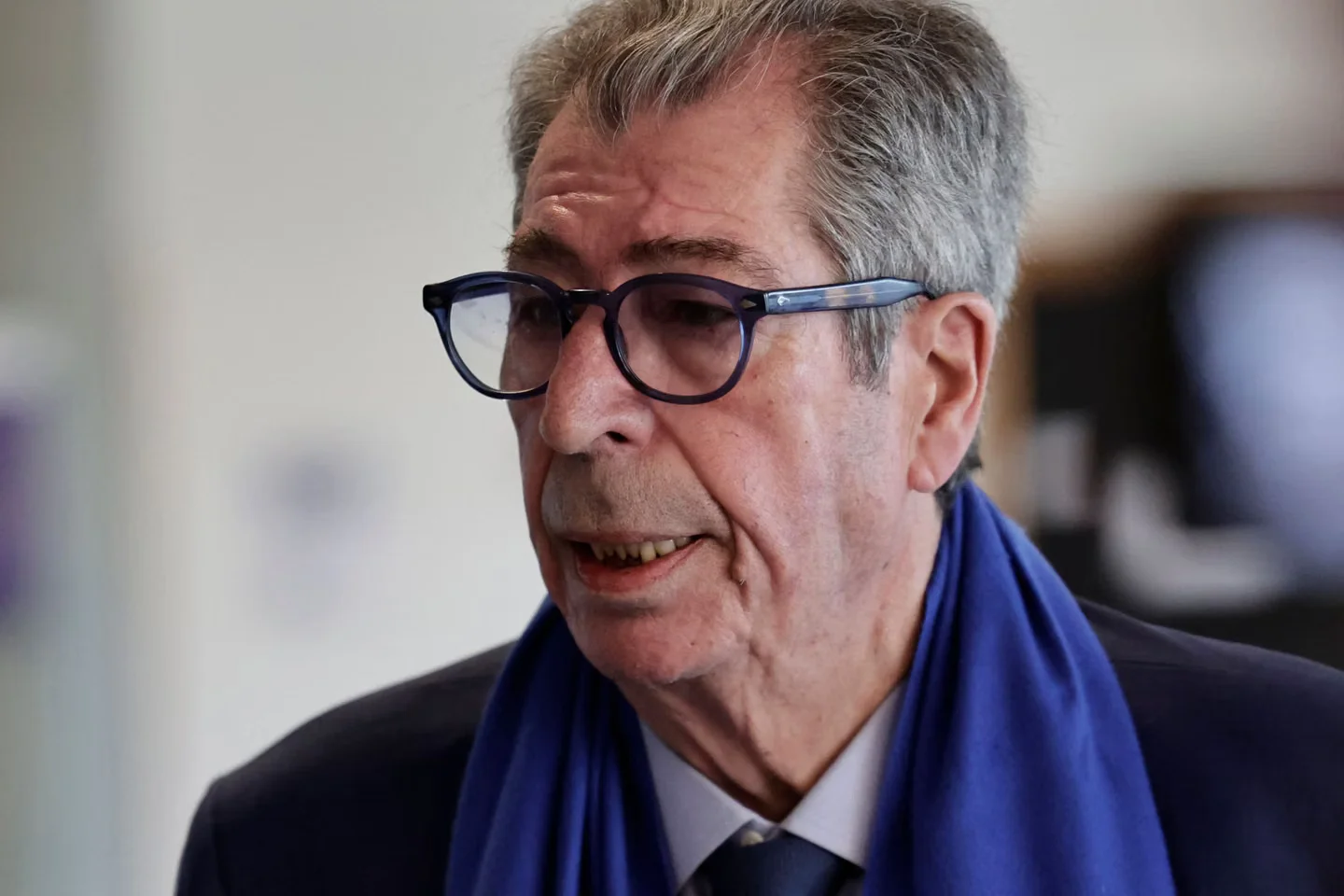 L’ancien maire de Levallois-Perret, Patrick Balkany, au tribunal de Nanterre, le 7 avril 2026.