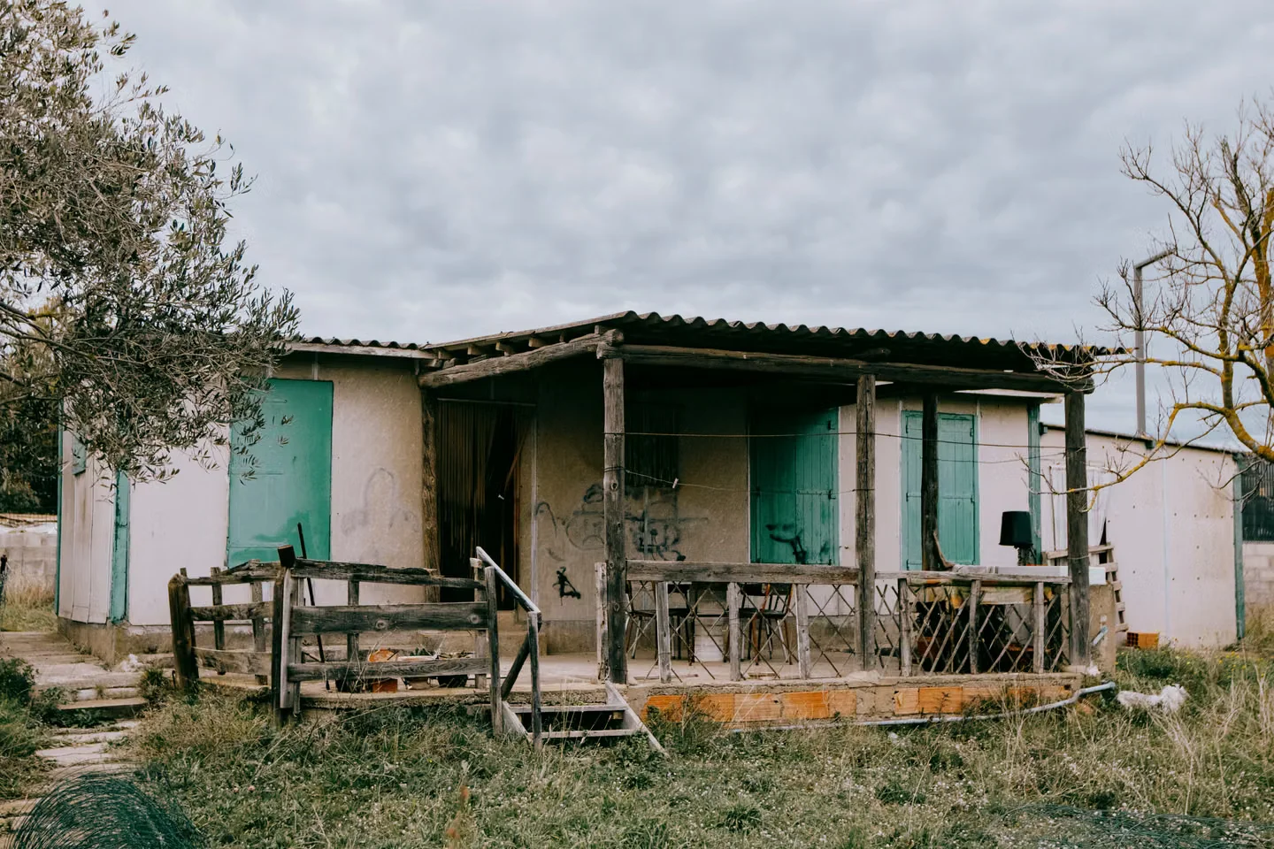 L’un des derniers cabanons encore en place, à Sérignan (Hérault), le 2 janvier 2025.