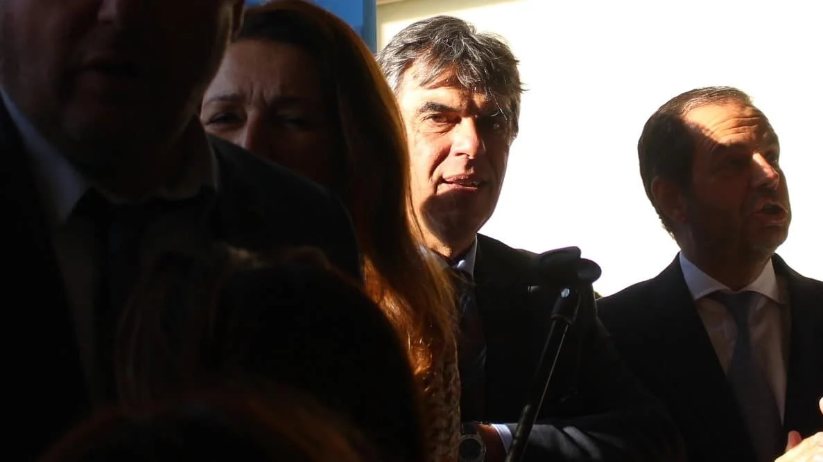 Daniel Sperling lors de la campagne des municipales 2020. (Photo : JV)