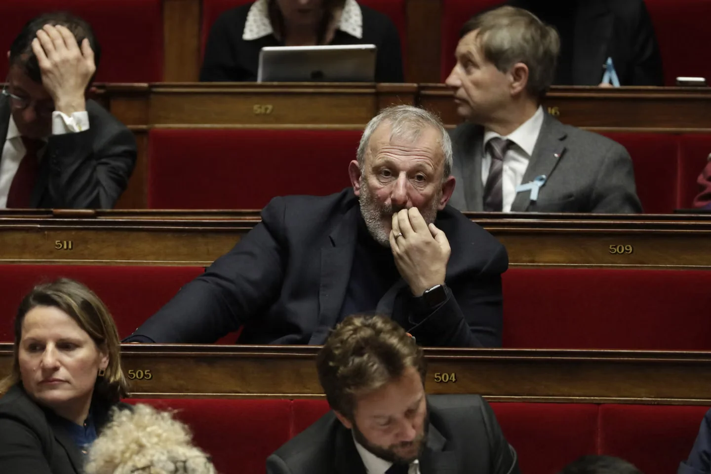 François Pupponi, alors député socialiste du Val-d’Oise, le 3 avril 2018, à l’Assemblée nationale.