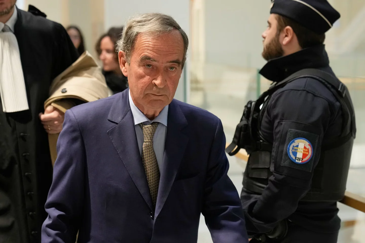 Bruno Lafont, ancien directeur général de Lafarge, au tribunal de Paris, le 13 avril 2026.
