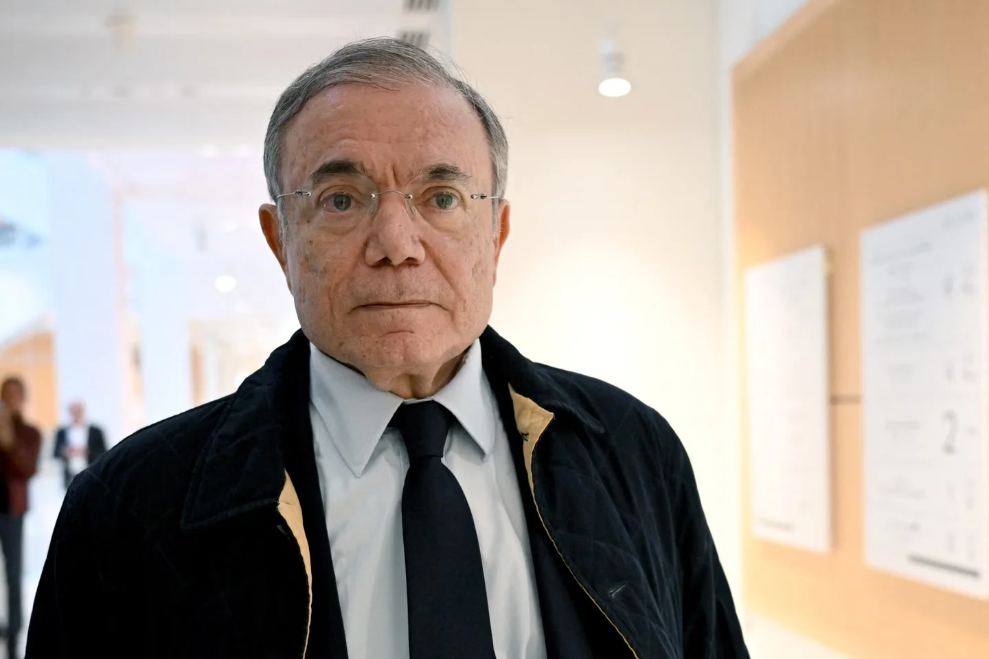 Jean-Charles Naouri, ancien PDG du groupe Casino, au tribunal, à Paris, le 1ᵉʳ octobre 2025.