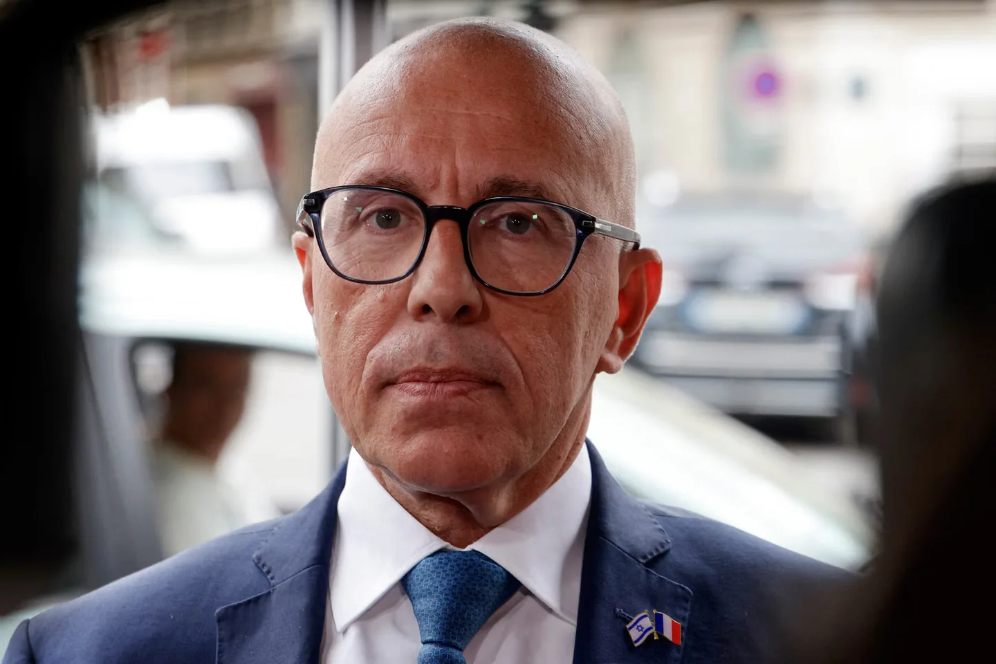 Eric Ciotti, député des Alpes-Maritimes et président du parti Les Républicains, au palais de l’Elysée, le 12 octobre 2023.